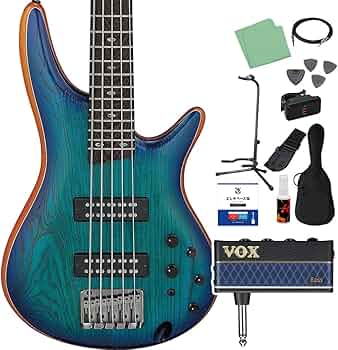 Amazon | Ibanez SR5AH SPL 5弦ベース 初心者12点セット 【ヘッドホン